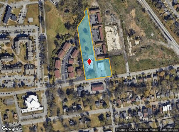 2600 W Heiman St, Nashville, TN Parcel Map