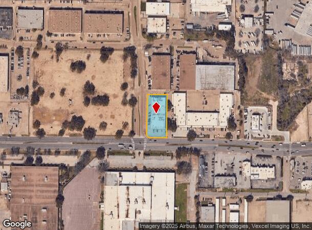  1607 W Mockingbird Ln, Dallas, TX Parcel Map