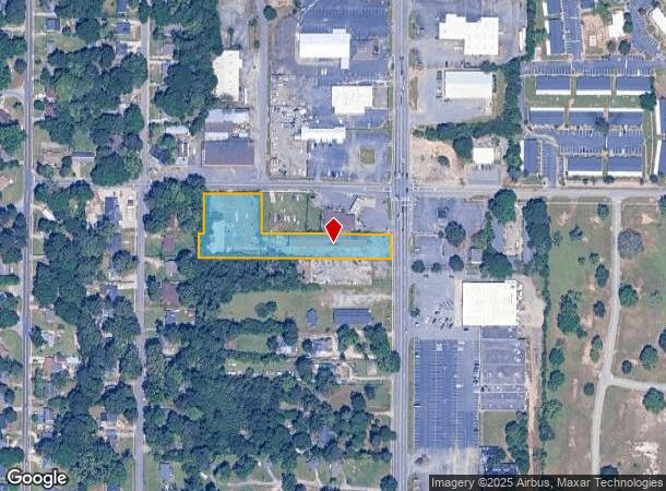 543 N Davis Dr, Warner Robins, GA Parcel Map