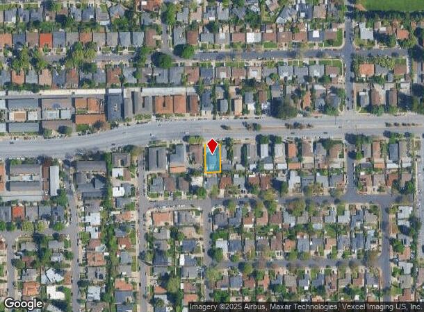 1182 W Hamilton Ave, Campbell, CA Parcel Map