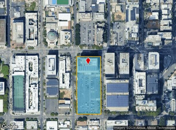  3600 Wilshire Blvd, Los Angeles, CA Parcel Map