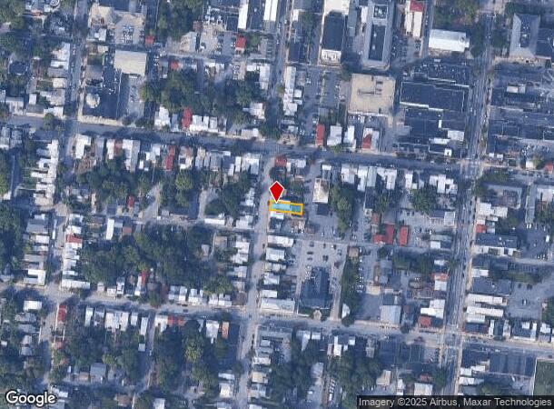  121 S Pitt St, Carlisle, PA Parcel Map