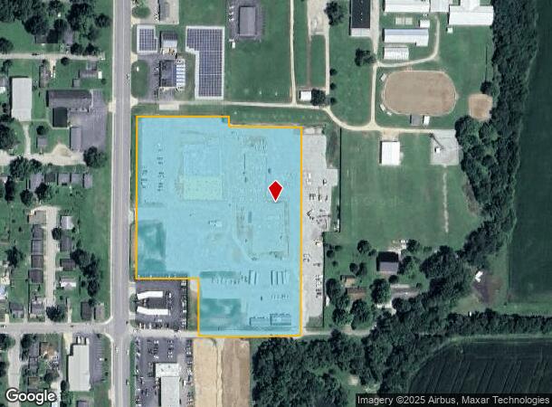 2500 N Park Rd, Connersville, IN Parcel Map