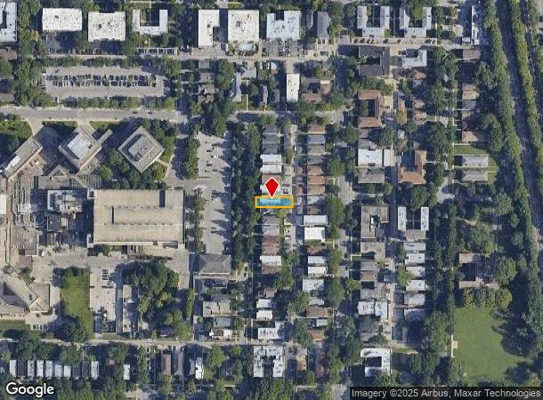 349 Sherman Ave, Evanston, IL Parcel Map