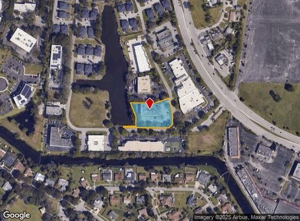 1710 E Tiffany Dr, Mangonia Park, FL Parcel Map