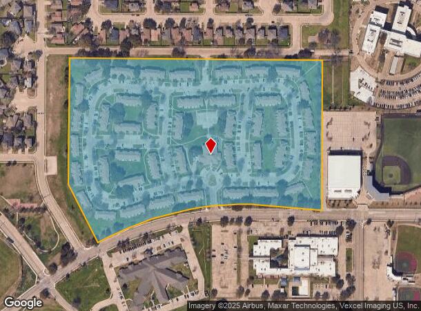 2425 Bickers St, Dallas, TX Parcel Map