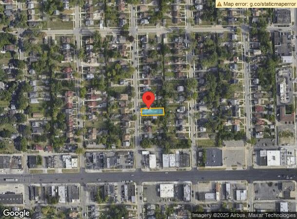  7266 Forrer St, Detroit, MI Parcel Map