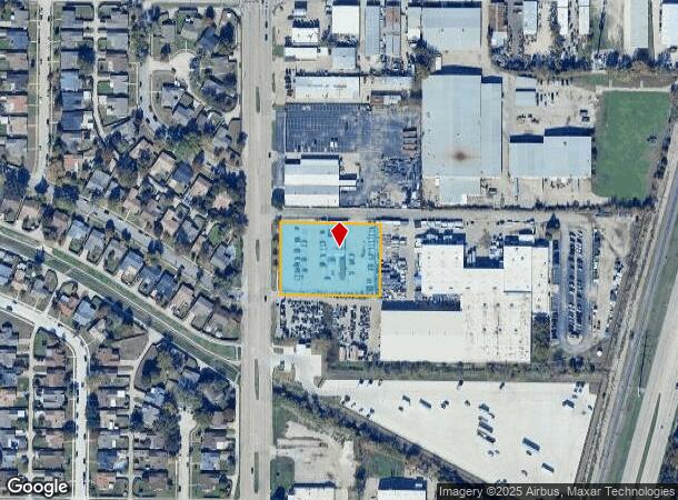  1724 N 1St St, Garland, TX Parcel Map