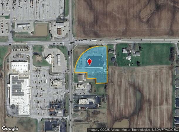  1496 N Shoop Ave, Wauseon, OH Parcel Map