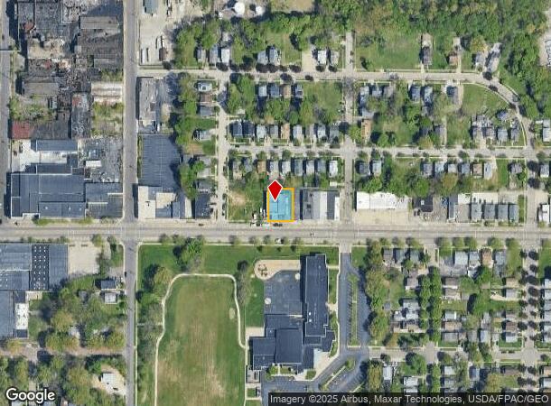  703 E Exchange St, Akron, OH Parcel Map
