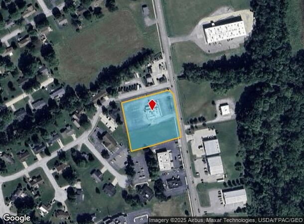  1285 N High St, Hillsboro, OH Parcel Map