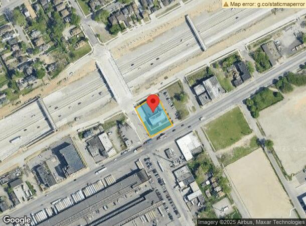  7140 W Fort St, Detroit, MI Parcel Map