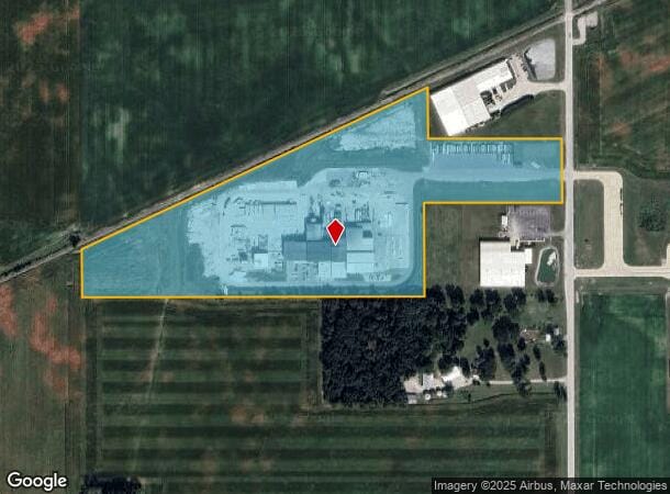  1390 S Adams St, Bluffton, IN Parcel Map