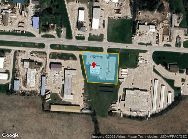 1110 W Washington St, Mount Pleasant, IA Parcel Map