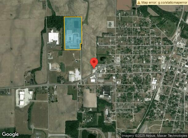  890 W Huntington St, Montpelier, IN Parcel Map