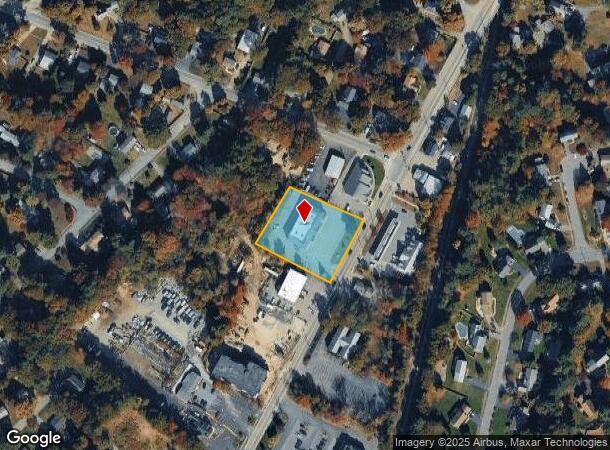  1329 Main St, Walpole, MA Parcel Map