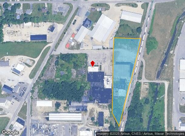 2100 N Adj N Granville Ave, Muncie, IN Parcel Map