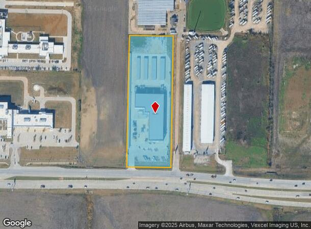  1566 E University Dr, Prosper, TX Parcel Map