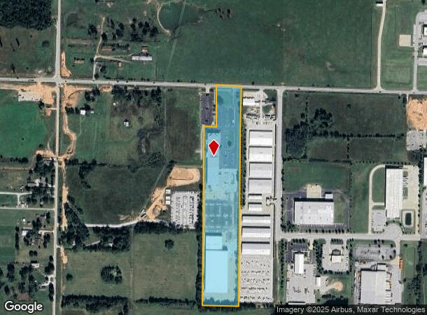  1419 W Monroe Ave 264 Hwy, Lowell, AR Parcel Map