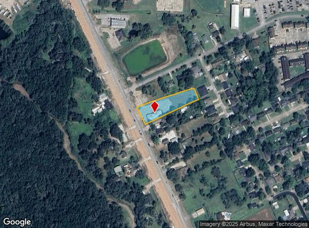 1017 S Columbia Dr, West Columbia, TX Parcel Map