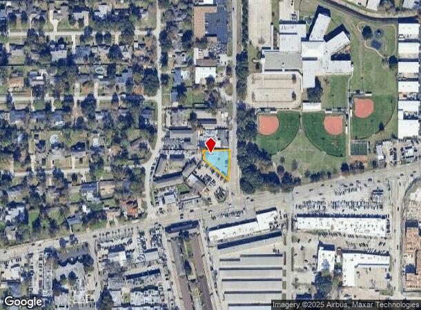  1705 Campbell Rd, Houston, TX Parcel Map