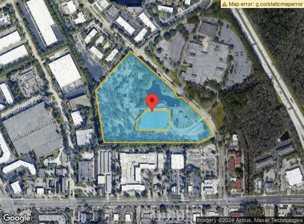  8000 Baymeadows Way, Jacksonville, FL Parcel Map