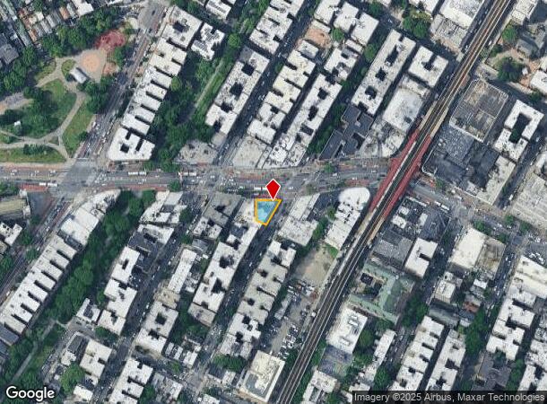  24 W Fordham Rd, Bronx, NY Parcel Map