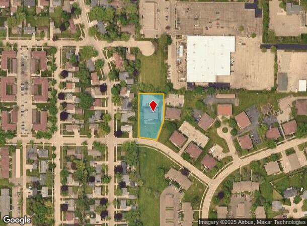 1614 E Harding Dr, Appleton, WI Parcel Map