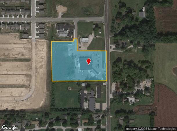  490 N Chestnut St, Monrovia, IN Parcel Map