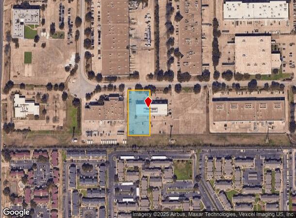 3110 Skyway Cir S, Irving, TX Parcel Map