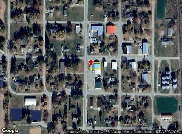 Maple St, Kensett, IA Parcel Map