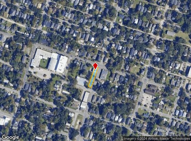  1401 Paulsen St, Savannah, GA Parcel Map