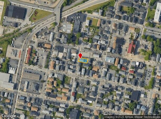  134 Fountain St, Fall River, MA Parcel Map