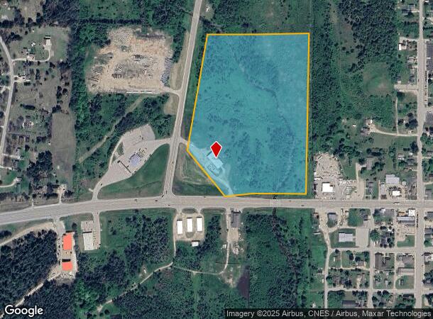 7794 Us Highway 2 Hwy, Rapid River, MI Parcel Map