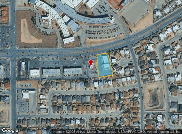  12444 Edgemere Blvd, El Paso, TX Parcel Map