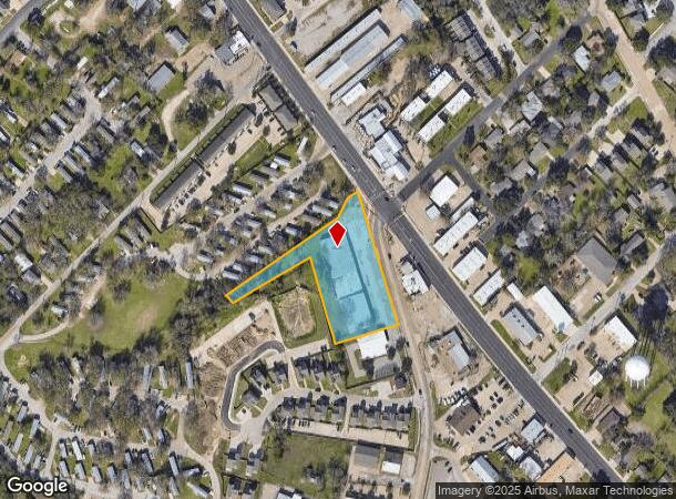  3600 Old College Rd, Bryan, TX Parcel Map
