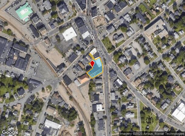  797 Washington St, Stoughton, MA Parcel Map
