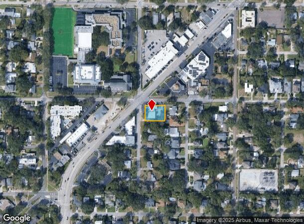  4242 Henderson Blvd, Tampa, FL Parcel Map