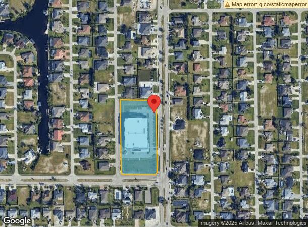  4132 Chiquita Blvd S, Cape Coral, FL Parcel Map