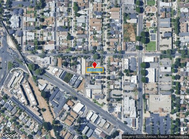 8011 Comstock Ave, Whittier, CA Parcel Map