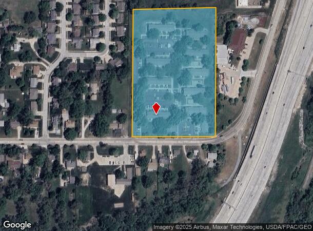  532 Woodbury Ave, Council Bluffs, IA Parcel Map