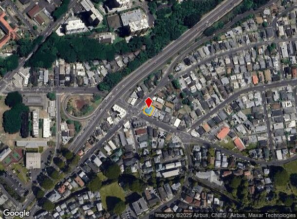  2007 Pacific Heights Rd, Honolulu, HI Parcel Map