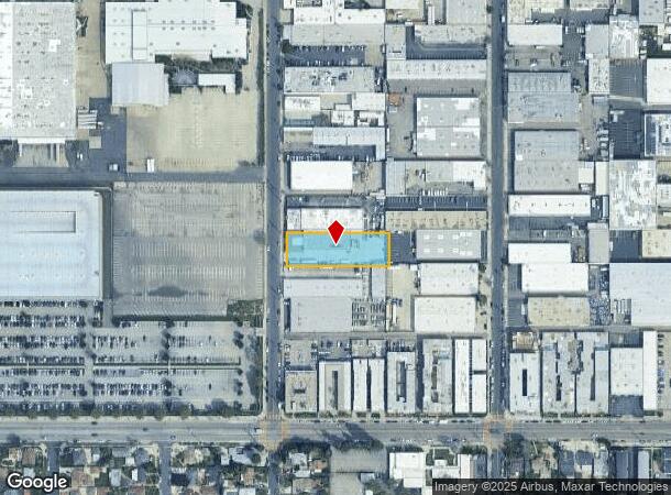 7650 Gloria Ave, Van Nuys, CA Parcel Map