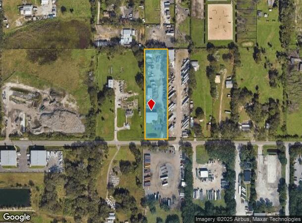  5910 Hartford St, Tampa, FL Parcel Map