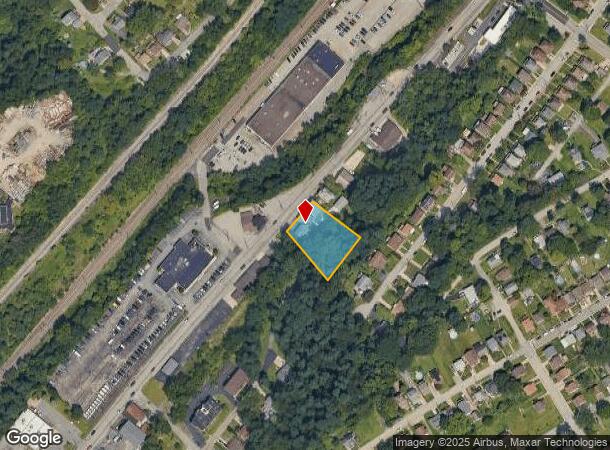 3153 Library Rd, Pittsburgh, PA Parcel Map