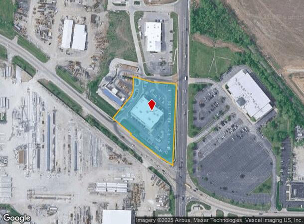  6483 Center Grove Rd, Edwardsville, IL Parcel Map