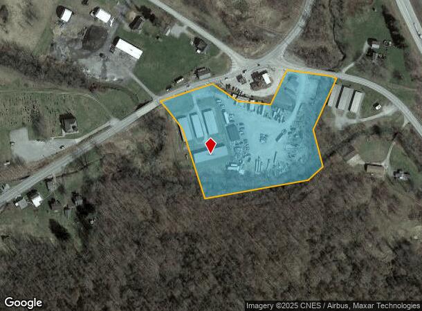  712 Washington Rd, Waynesburg, PA Parcel Map