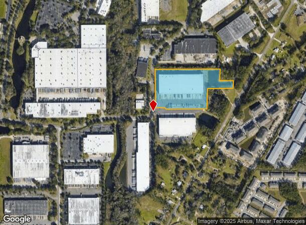  13225 Vantage Way, Jacksonville, FL Parcel Map