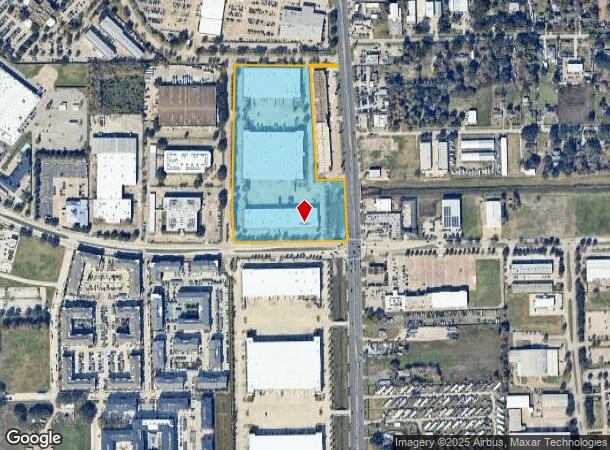 10650 W Airport Blvd, Stafford, TX Parcel Map