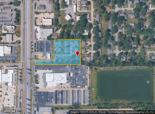 2832 Iowa St, Lawrence, KS Parcel Map